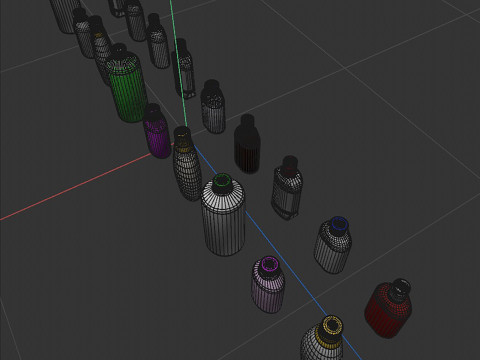 Shampoo bottle mockup 3Dモデル