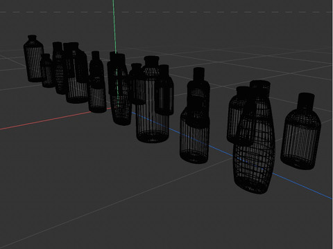 Shampoo bottle mockup 3Dモデル
