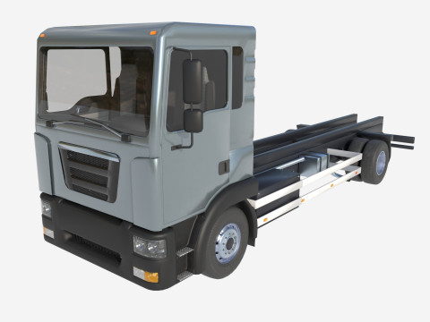 2-axle truck 3D Model
