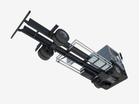 2-axle truck 3D Model