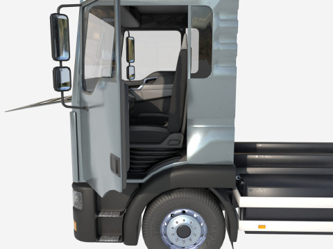 2-axle truck 3D Model