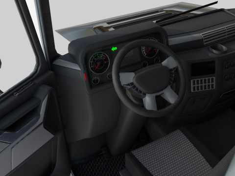 2-axle truck 3D Model