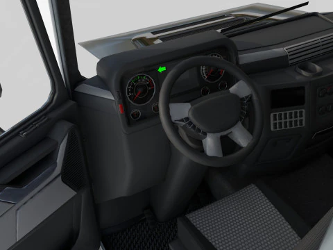 2-axle truck 3D Model