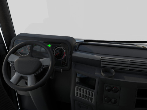 2-axle truck 3D Model