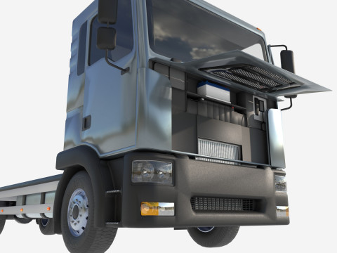 2-axle truck 3D Model