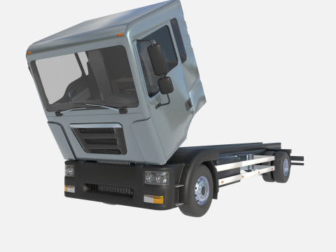 2-axle truck 3D Model
