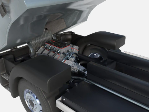 2-axle truck 3D Model