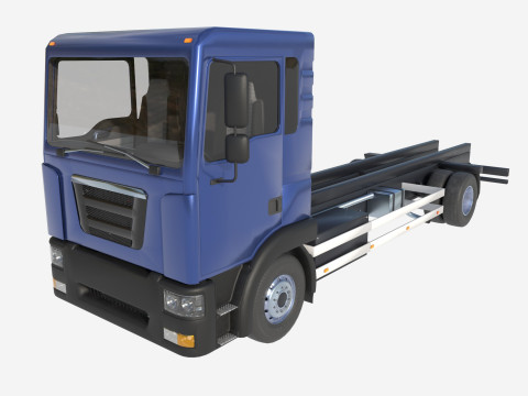 2-axle truck 3D Model