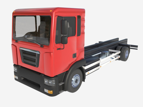 2-axle truck 3D Model
