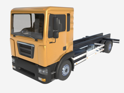 2-axle truck 3D Model