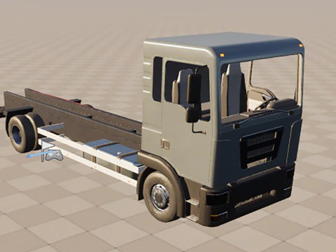 2-axle truck 3D Model