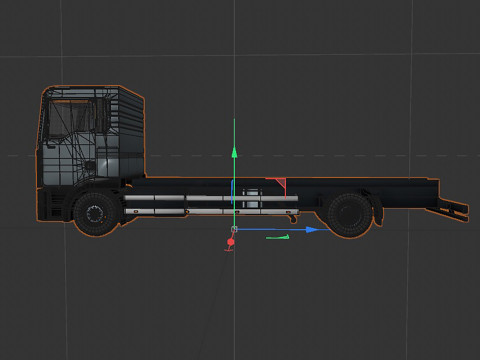 2-axle truck 3D Model