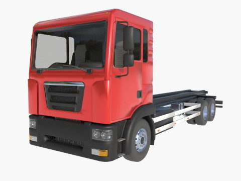 3-axle truck 3D Модель
