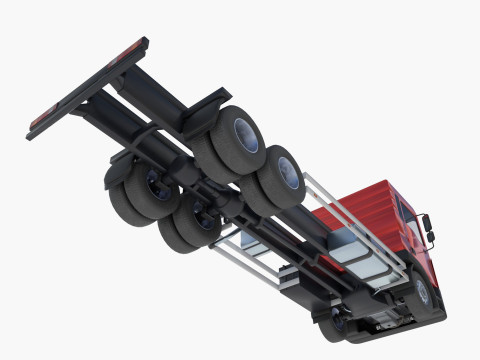 3-axle truck 3D Модель