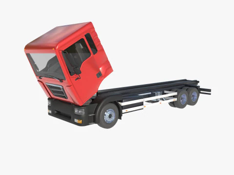3-axle truck 3D Model