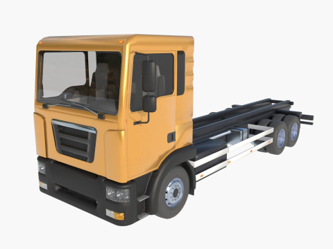 3-axle truck 3D Модель