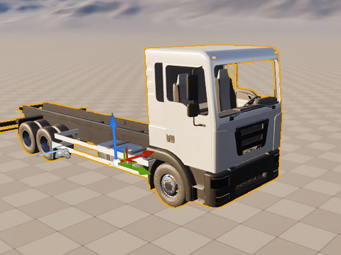 3-axle truck 3D Модель