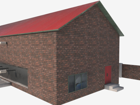 Traction substation 3D Model