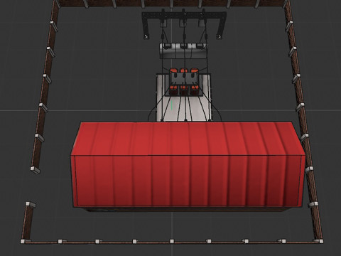 Traction substation 3D Model