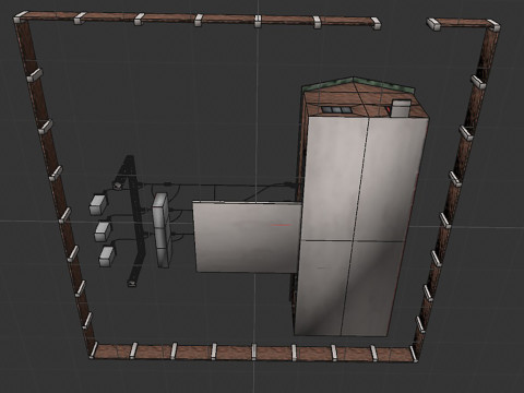 Traction substation 3D Model
