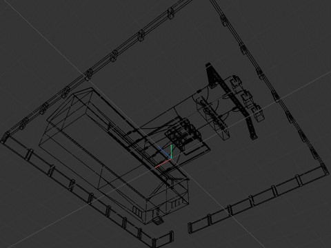 Traction substation 3D Model
