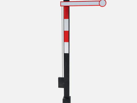 Railway signal 3D Model