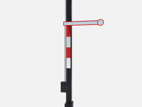 Railway signal 3D 模型