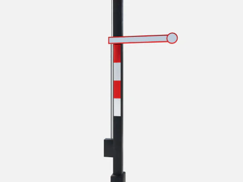 Railway signal 3D Model