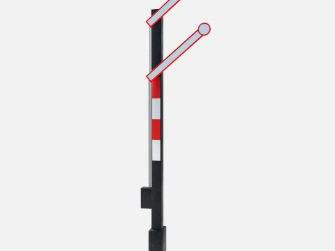 Railway signal 3D 模型