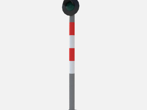 Railway signal 3D 模型