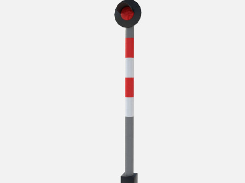 Railway signal 3D 模型