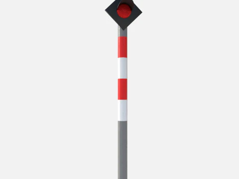 Railway signal 3D Model
