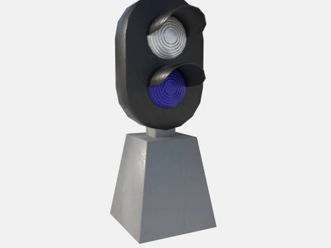 Railway signal 3D Model