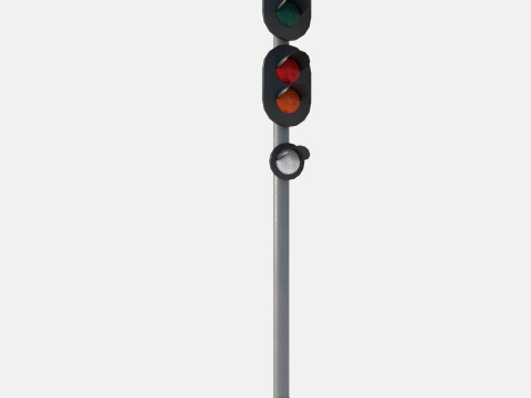 Railway signal 3D 模型