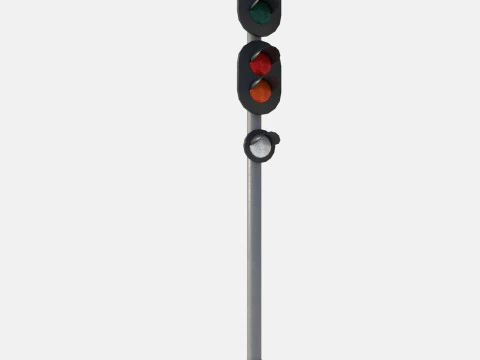 Railway signal 3D Model