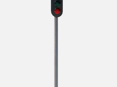 Railway signal 3D Model