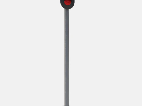 Railway signal 3D Model