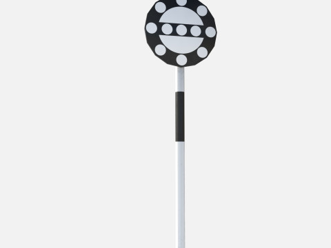 Railway signal 3D 模型