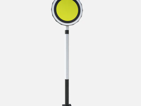 Railway signal 3D Model