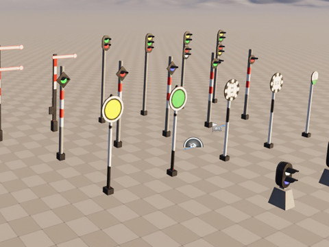 Великий залізничний набір 3D Модель