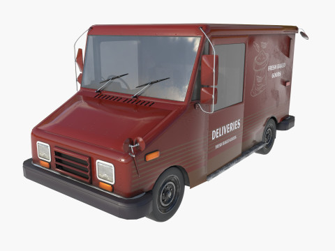 Truk roti Grumman Model 3D
