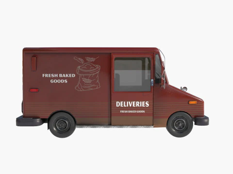 Grumman bread truck 3D Model