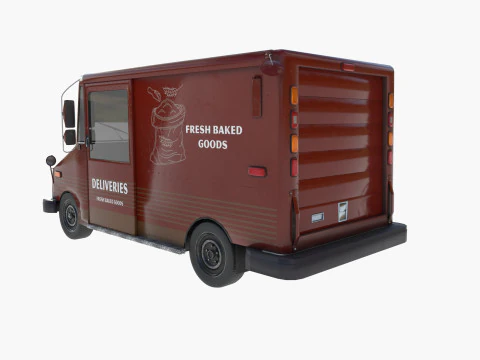 Grumman bread truck 3D Model