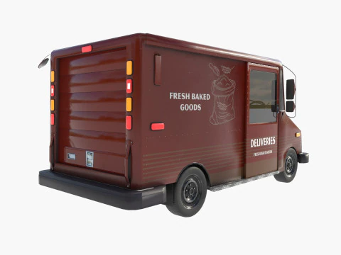 Grumman bread truck 3D Model