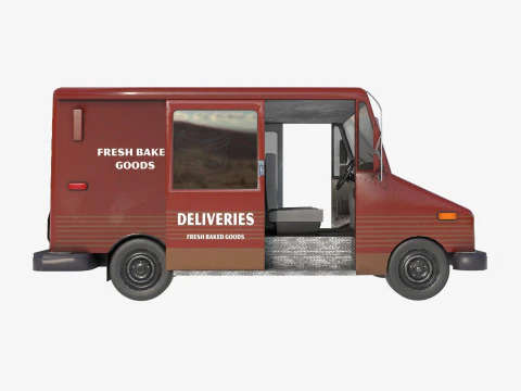 Grumman bread truck 3D Model