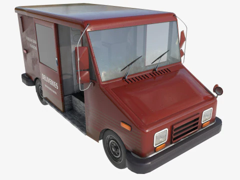 Grumman bread truck 3D Model