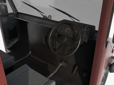 Grumman bread truck 3D Model