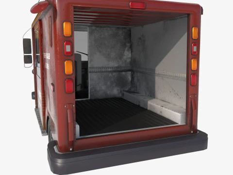 Grumman bread truck 3D Model