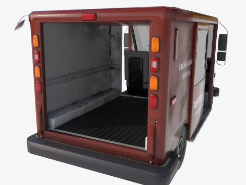 Grumman bread truck 3D Model