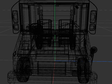 Grumman bread truck 3D Model